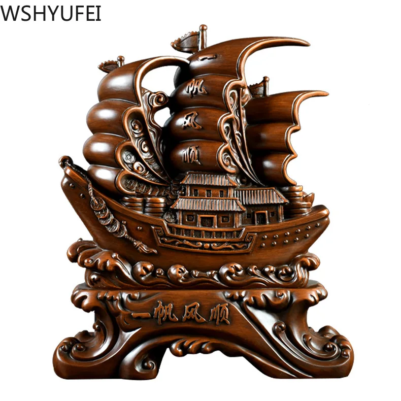 Новое полимерное украшение для парусника счастливый подарок гостиной кабинета