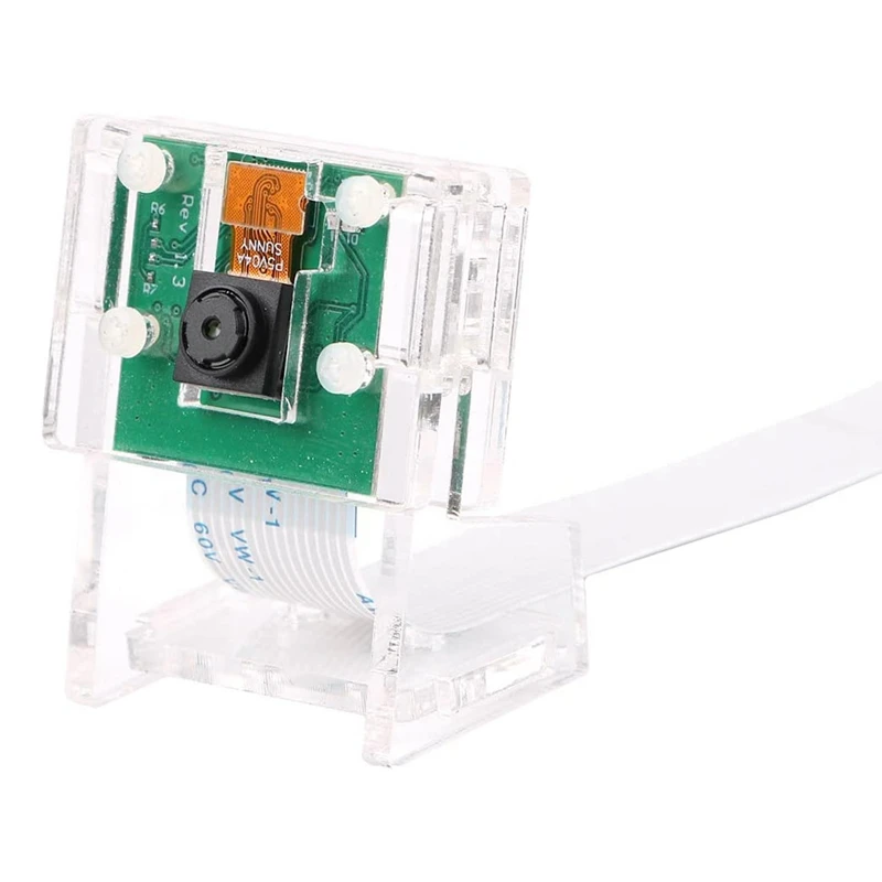 Модуль камеры 5MP веб-камера видео 1080P + прозрачный держатель для Raspberry Pi 4/3B +/ 3B/2B/Zero |