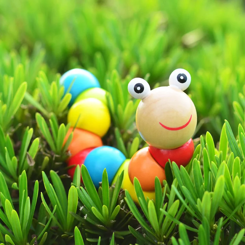 Детская Милая вставка пазл деревянные макароны красочные разнообразные