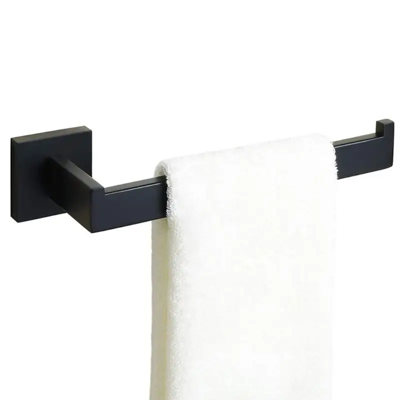 

Bathroom 4-Piece Accessory Set,Towel Bar Towel Hook Towel Ring and Toilet Paper Holder Wall Mount
