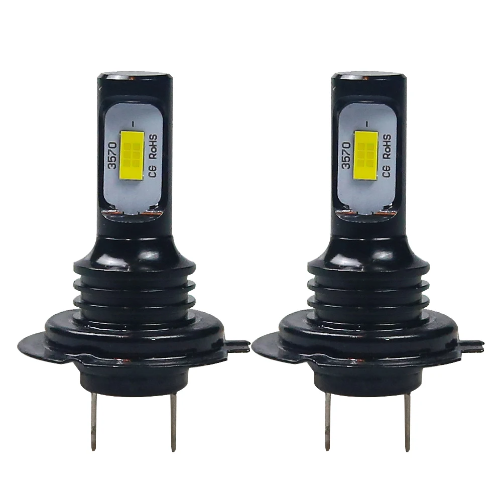 

2Pcs H8 H11 Led HB4 9006 HB3 9005 H1 H3 Fog Lights Bulb 3570 CSP 2200LM 6000K White Car Driving Running Lamp Auto Leds Light 12V