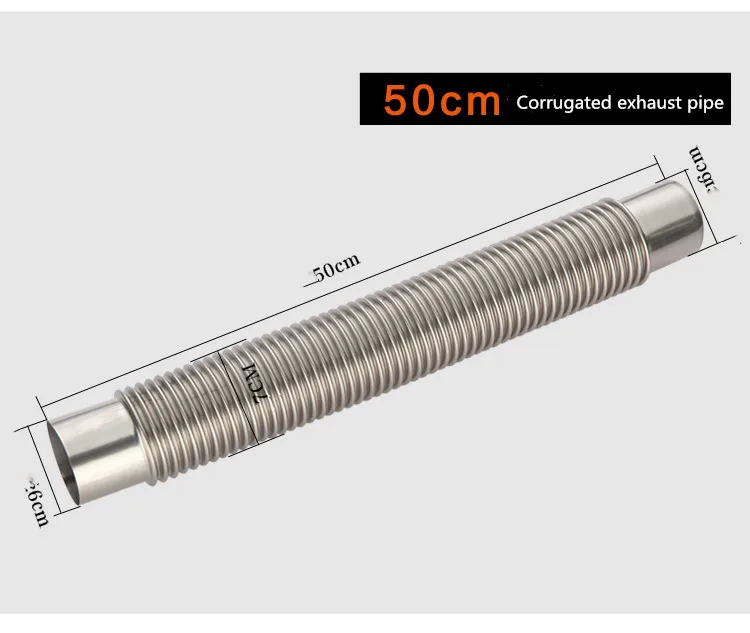 Толстая выхлопная труба из нержавеющей стали 6 см сильная газовый