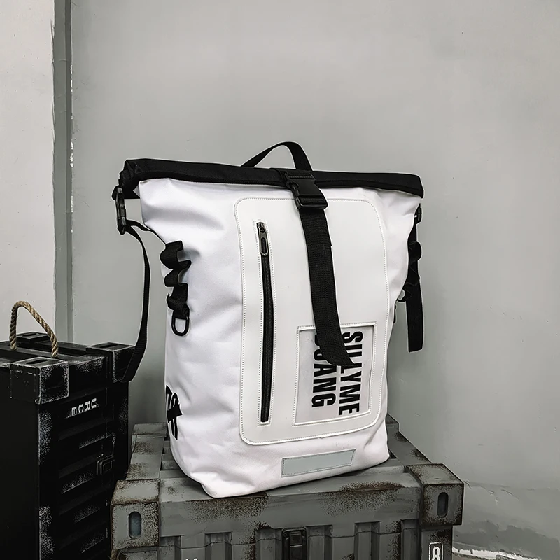 

Travel Backpack Bag Large Capacity 2021 Functional Backpack Men Streetwear Hip Hop Male Cool College Backpack for Men