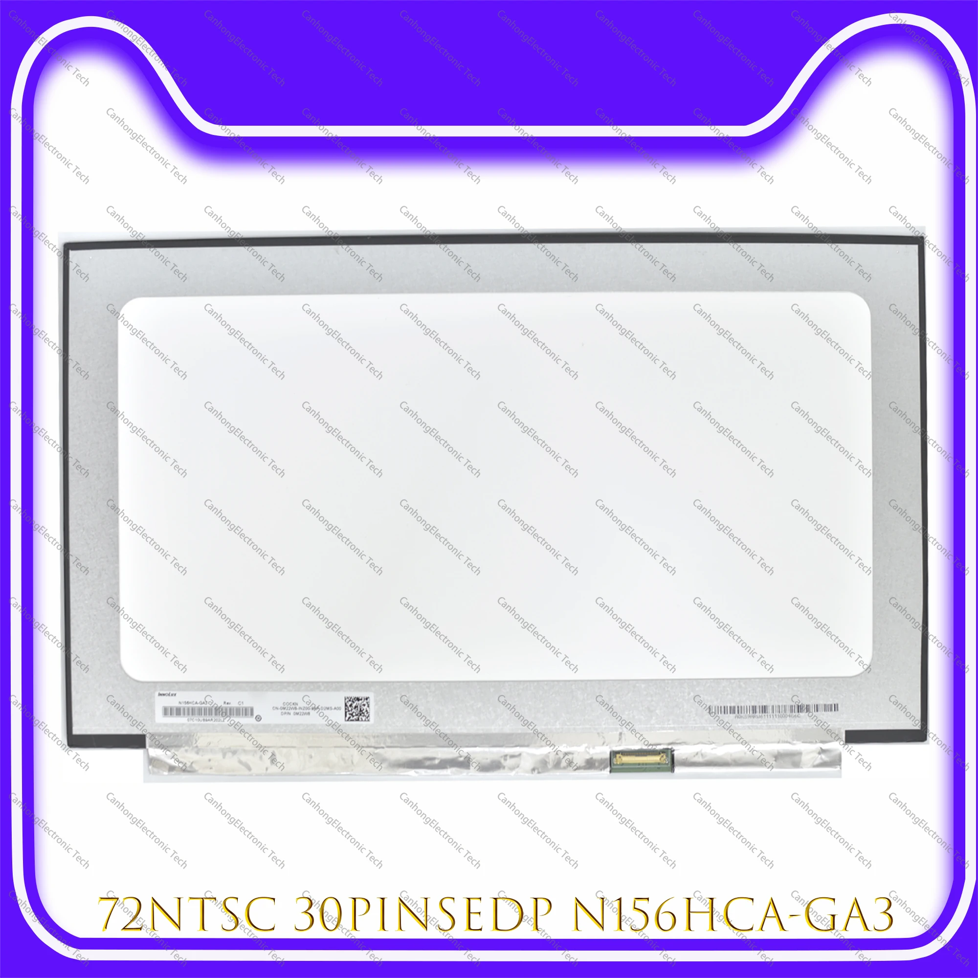 

Для ноутбука Innolux N156HCA-GA3 15,6 дюйма IPS светодиодный ЖК-экран матрица EDP 30 контактов FHD 1920*1080 72% NTSC 60 Гц DP/N 0M22W8