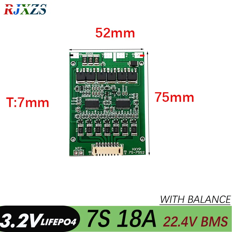 7S 18A lifepo4 12 8 V 14 6 32650 BMS PCM плата защиты батареи bms pcm для батарейный блок с