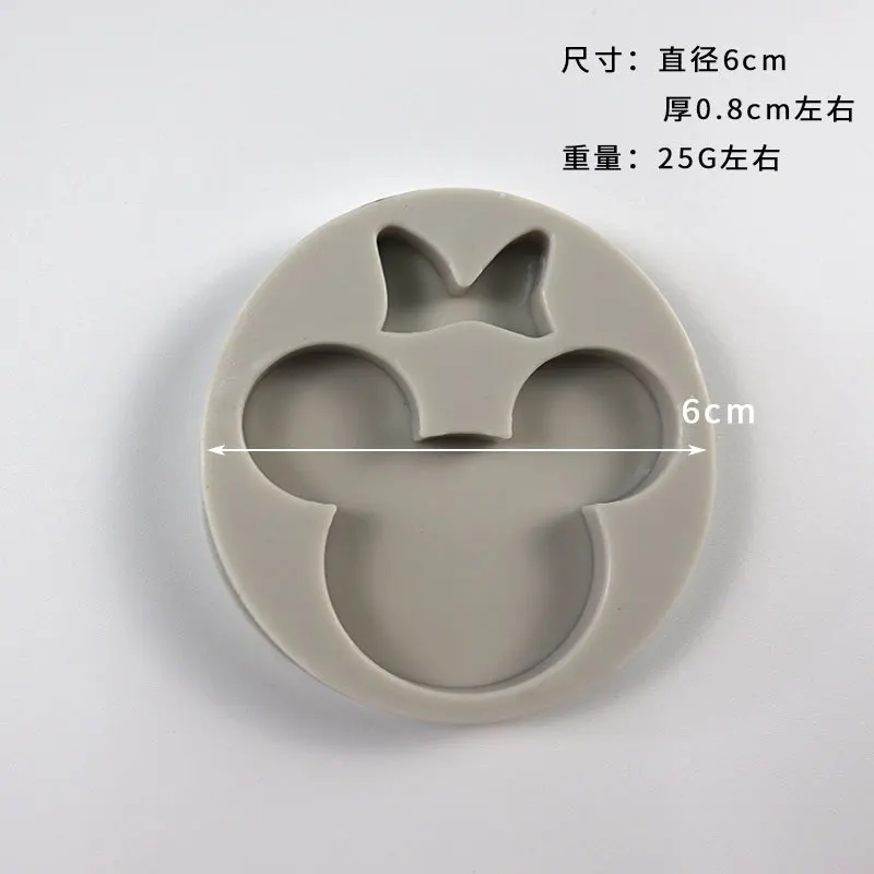 Disney Lilo Stitch Model Anime Figures Cartoon Minnie Silicone Mold Cake Cookies Tool Dolls 3D Diy Toys Christmas Gifts | Игрушки и