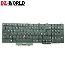 New Original UK English Backlit Keyboard for Lenovo Thinkpad P51 P71 P50 P70 Laptop Backlight Teclado 01HW229 01HW311 SN20M15475