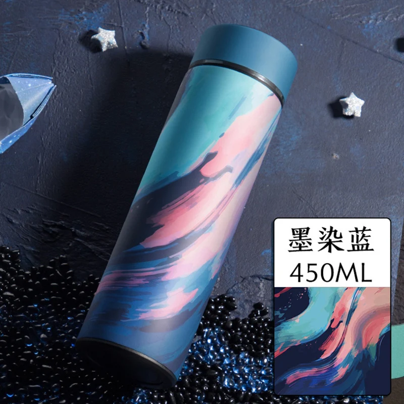 304 изоляционная чашка из нержавеющей стали для женщин термос с рисунком колба