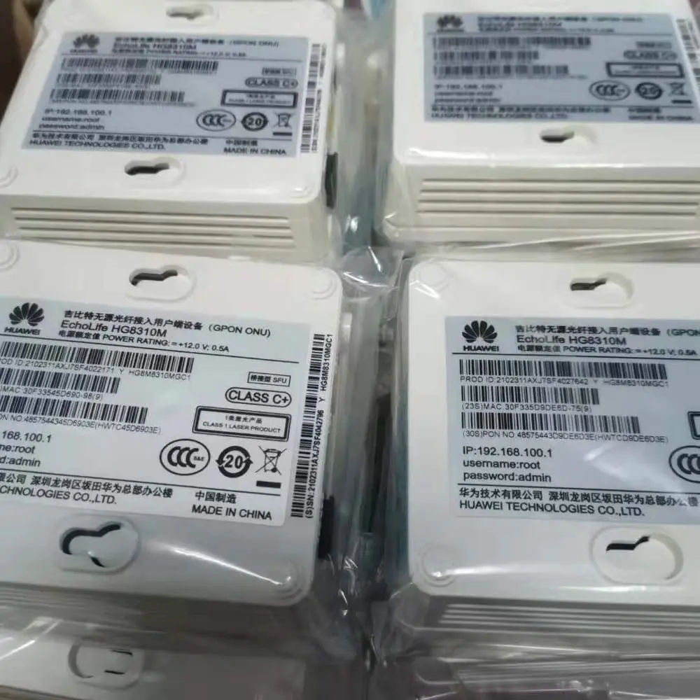 10 шт. huawei GPON ONU HG8310M Класс c+ 1GE ONT FTTH роутер режимы Termina английская версия без коробки