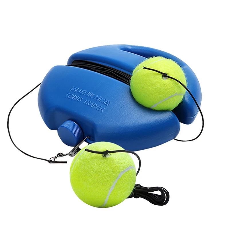 

Heavy Duty Tennis Training Aids Tool With Elastic Rope Ball Practice Self-Duty Rebound Tennis Trainer Partner Sparring Device