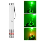 Перезаряжаемая лазерная указка высокой мощности 30-50 мВт 1000 м Нм лазерная указка зеленая точка Лазерная светильник ка для охоты лекций встреч