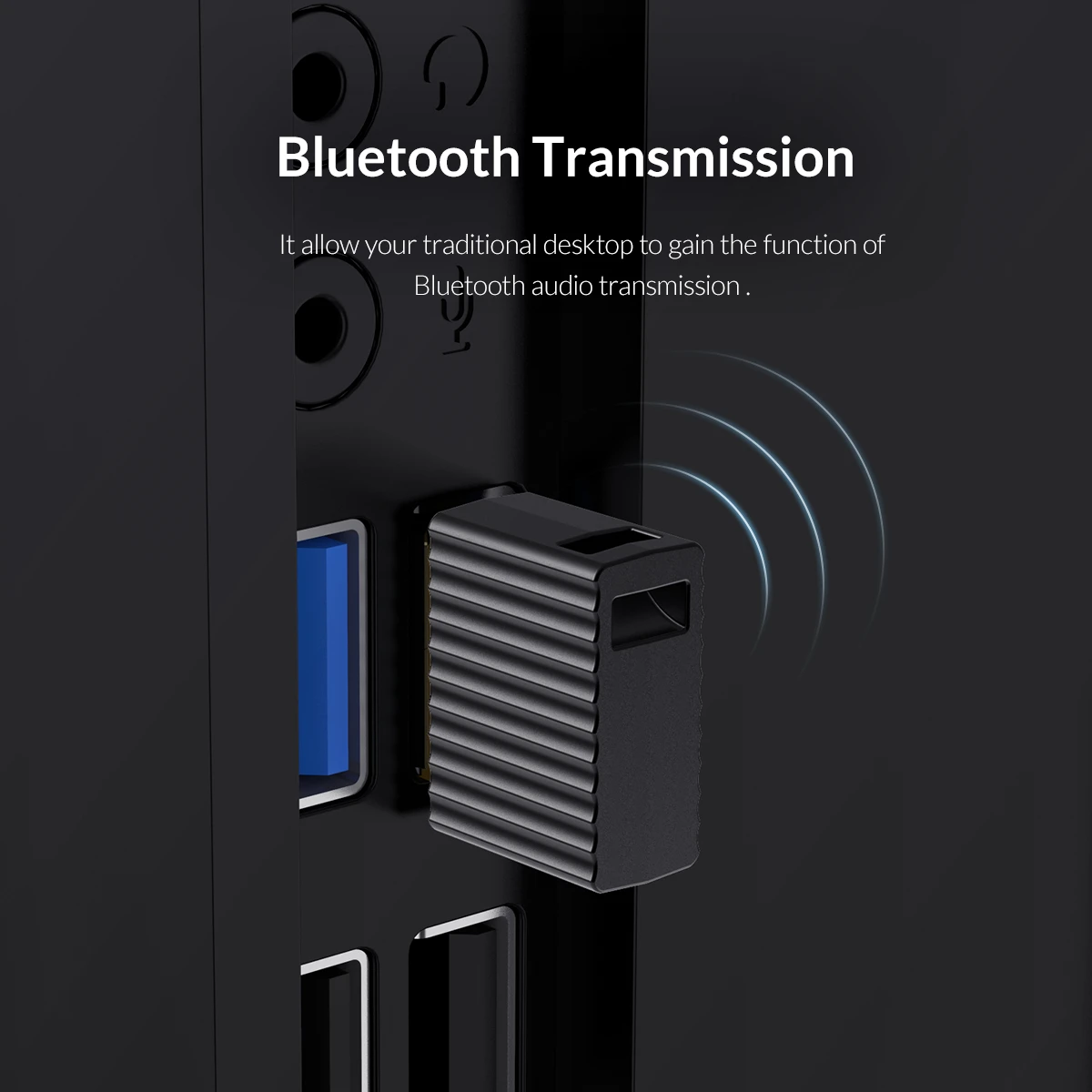 ORICO USB Bluetooth 4,2+ EDR аудио дистанционный передатчик Мини беспроводной стерео музыкальный адаптер Bluetooth ключ для настольного ноутбука
