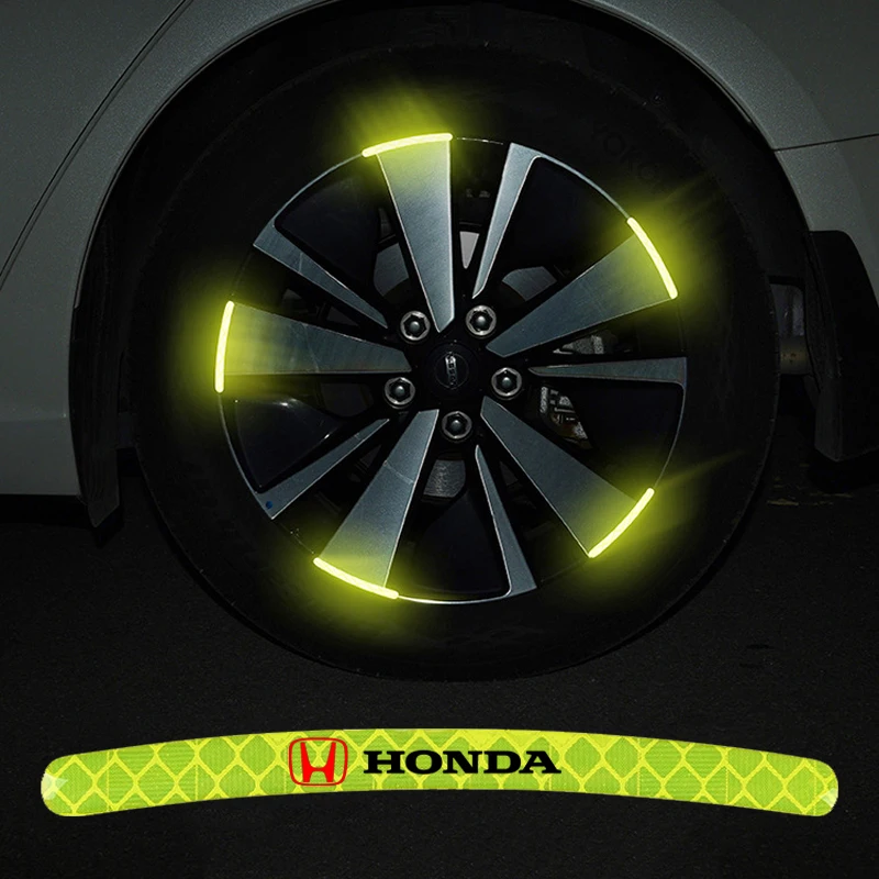 20 шт. декоративные светоотражающие наклейки на колеса автомобиля Honda Mugen Power Civic