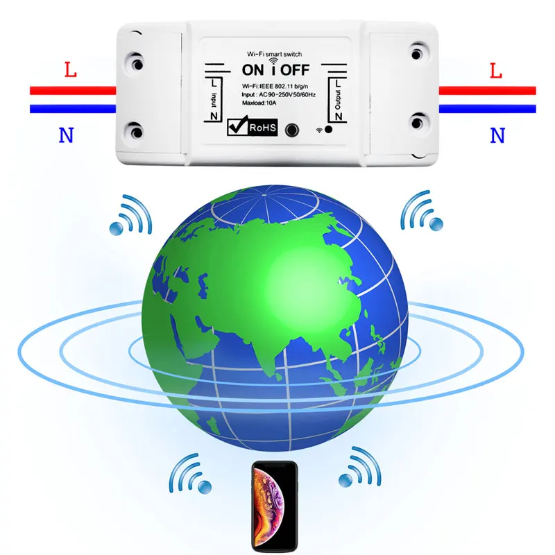 Умный дом 2 4G Wi Fi переключатель сделай сам Беспроводной пульт Domotica светильник