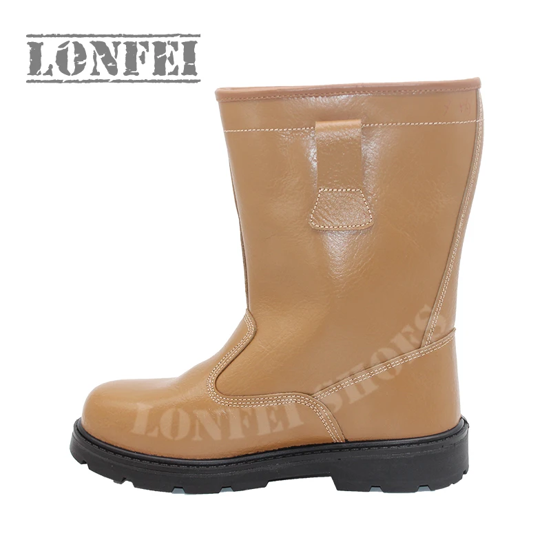 Рабочие ботинки с высоким вырезом устойчивые к ударам защитой от холода