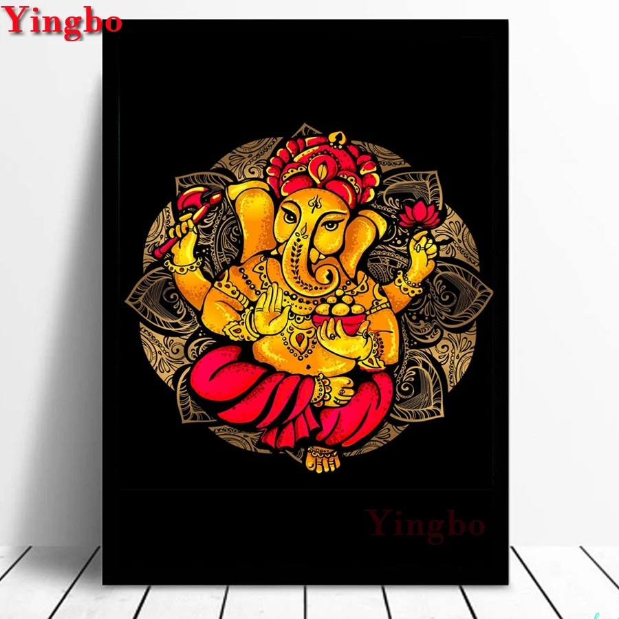 Алмазная вышивка своими руками мозаика Ganesha 5D квадратная/круглая алмазная