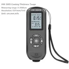Измеритель толщины покрытия, цифровой мини-прибор для измерения толщины автомобильной краски, пленки, с подсветкой, 0-2000 мкм