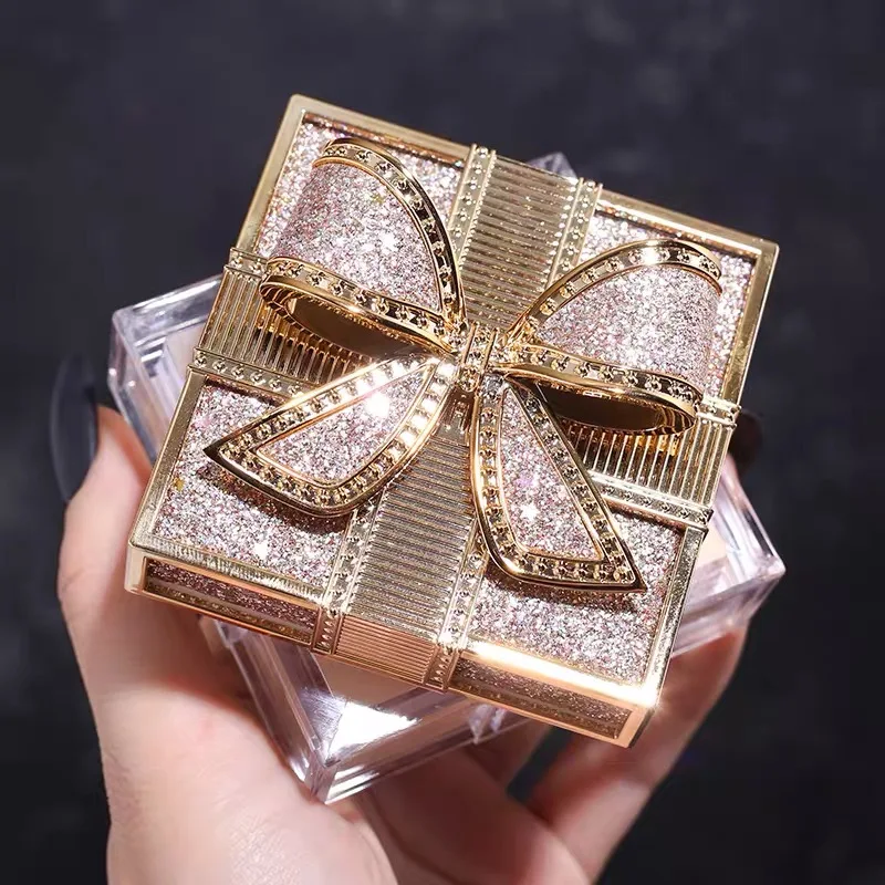 

Golden Bowknot Loose Powder Sheer Matte finish Makeup Satin Texture Oil control Moisturize Waterproof Bright skin Setting Powder