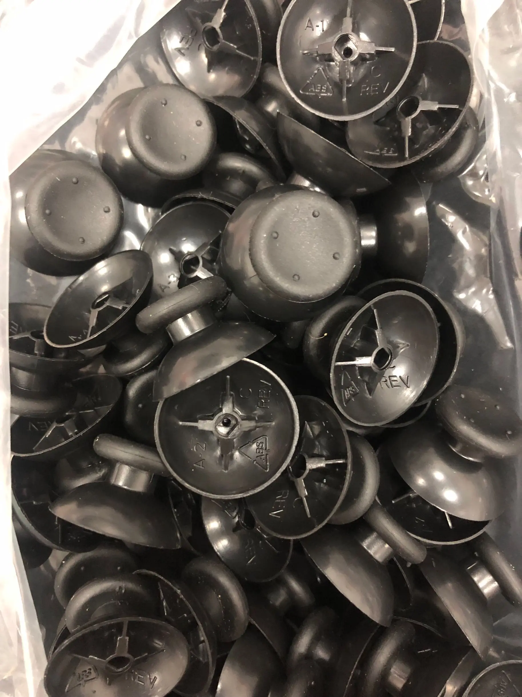 Крышка 3d-джойстика черного цвета для контроллера Xbox 360 100 шт