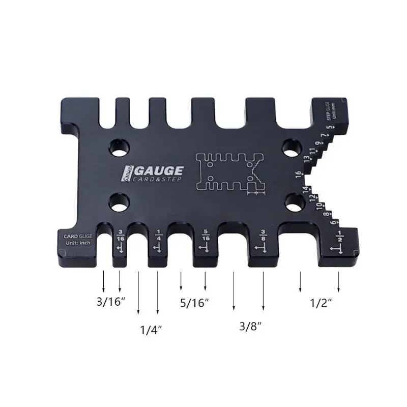 

High Precision Tenon Caliper Meter Card Metric Imperial Carpentry Router Saw Table Machine Tool