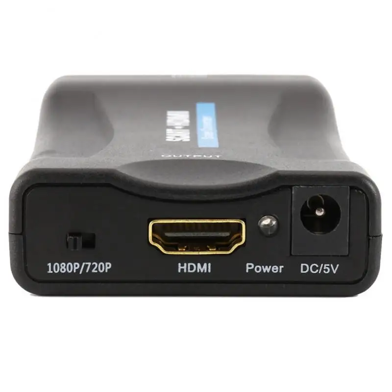 Оригинальный преобразователь 1080P Scart в HDMI совместимый видео аудио высококлассный
