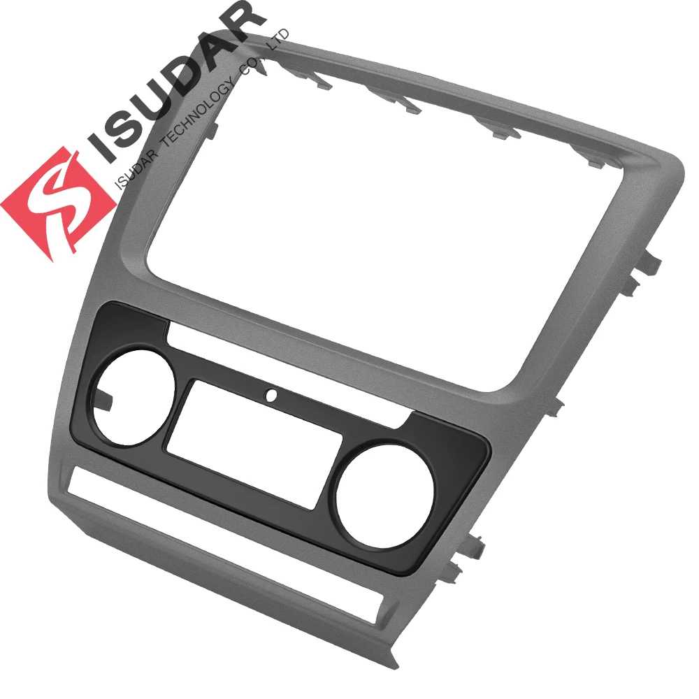 ISUDAR 2din Авторадио Fascia Для Skoda Octavia 2 2010 2013 аудио стерео панель монтаж комплект