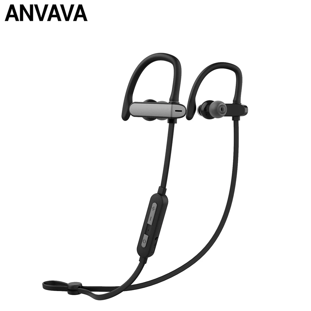 ANVAVA Bluetooth Hi Fi гарнитура спортивные стерео звук игра бас Ушные крючки наушники для
