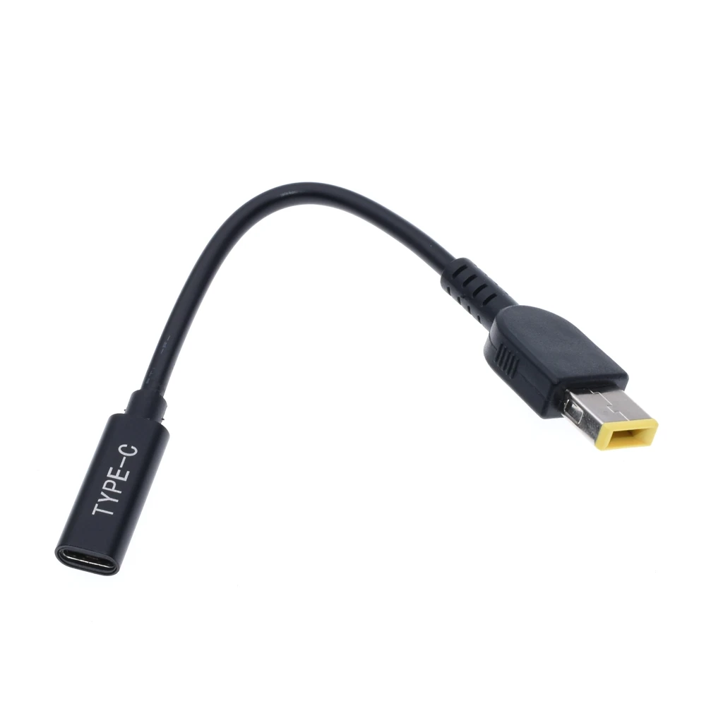 Ноутбук DC адаптер питания Разъем конвертер кабель Шнур usb Тип C женский в