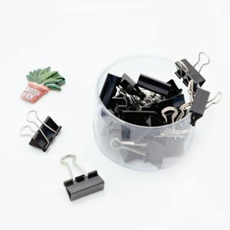 

6pcs Metal Binder Clips Paper Clip 51mm Office Learning Supplies Stationery