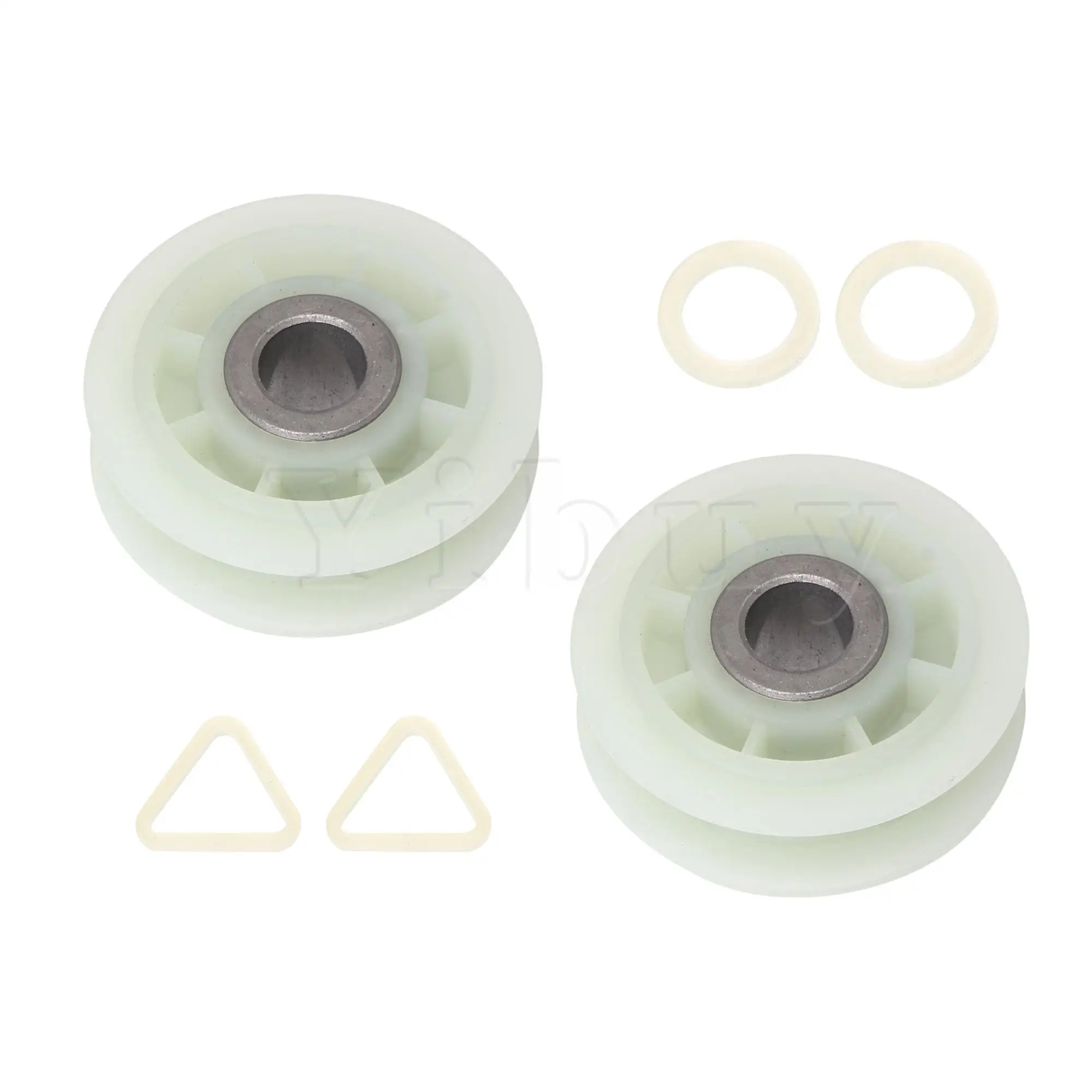 

2 x роликовый направляющий ролик для сушилки WP279640, замена для гидромассажа PS334244 5,5 см