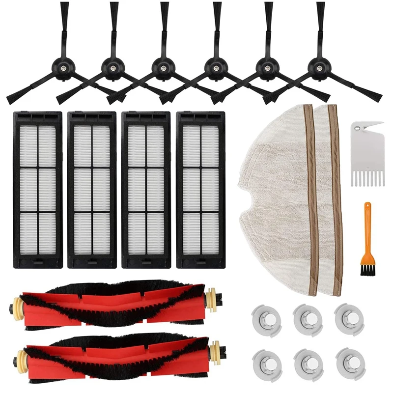 

22 шт., запасные части для Xiaomi Roborock Mijia S5 S6 S50 E20 E25 E35