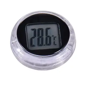 Durable Digital Thermometer Clock Motorcycle Meter Waterproof Motorbike Interior Watches Instrument  in USA (United States)