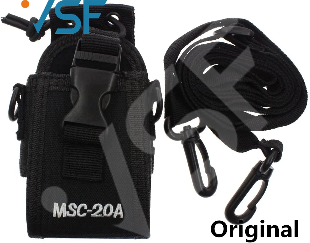 

MSC-20A Walkie Talkie Radio Bag Multi-Function Black Nylon Radio Holder Case