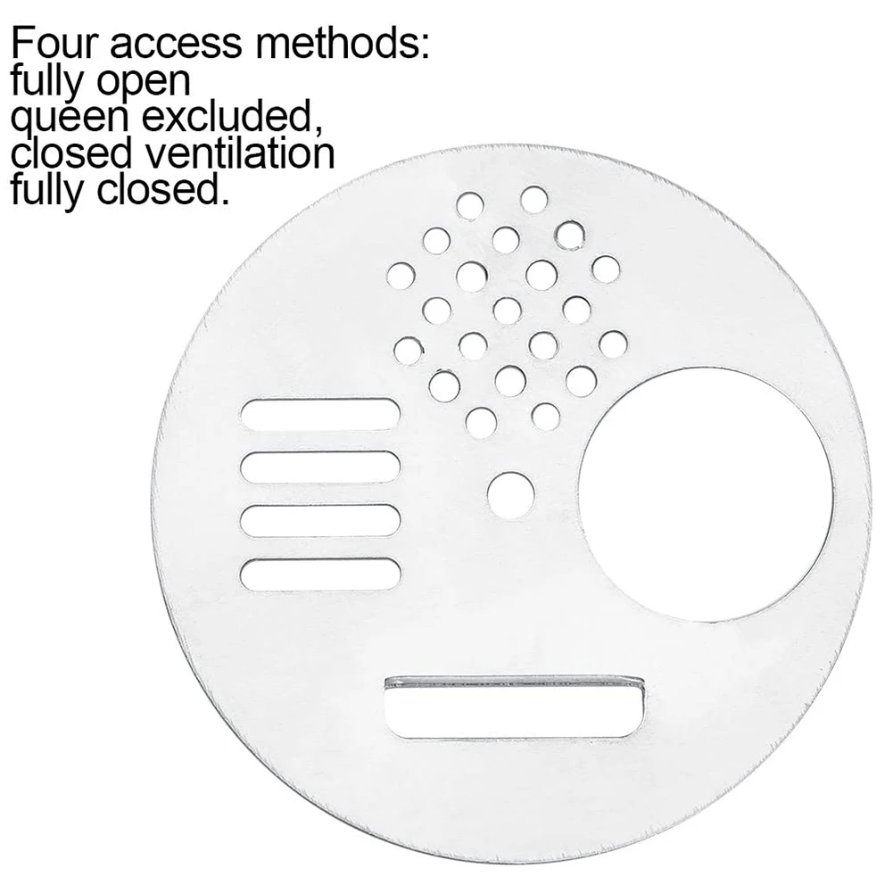 

10 Pcs Round Beekeeping Tools Stainless Steel Equipment For Beekeeping Cages Beehive Stainless Steel Nest Door Vent Bee Tools
