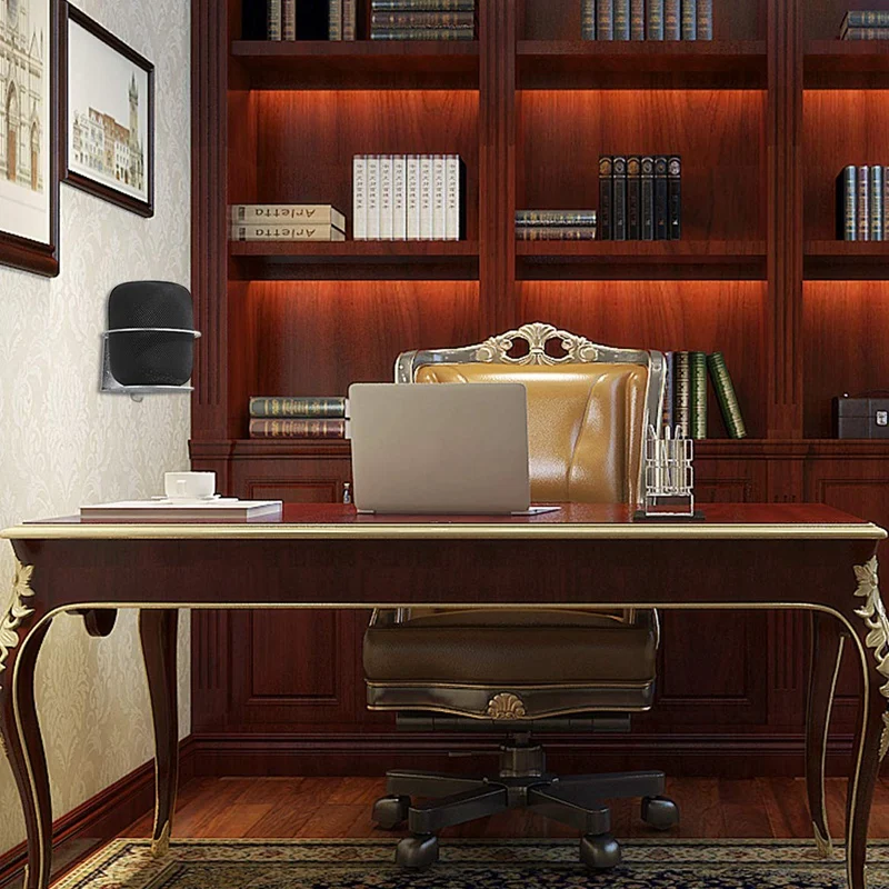 

Wall Mount Stand Compatible with HomePod Aluminum Alloy Bracket Anti-Scroll Holder for HomePod Smart Speaker Accessories