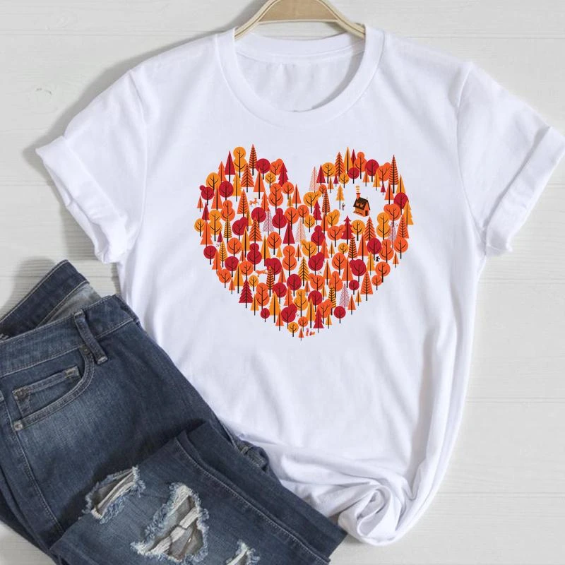 

Женская футболка с принтом в виде тыквы и специй, на Хэллоуин