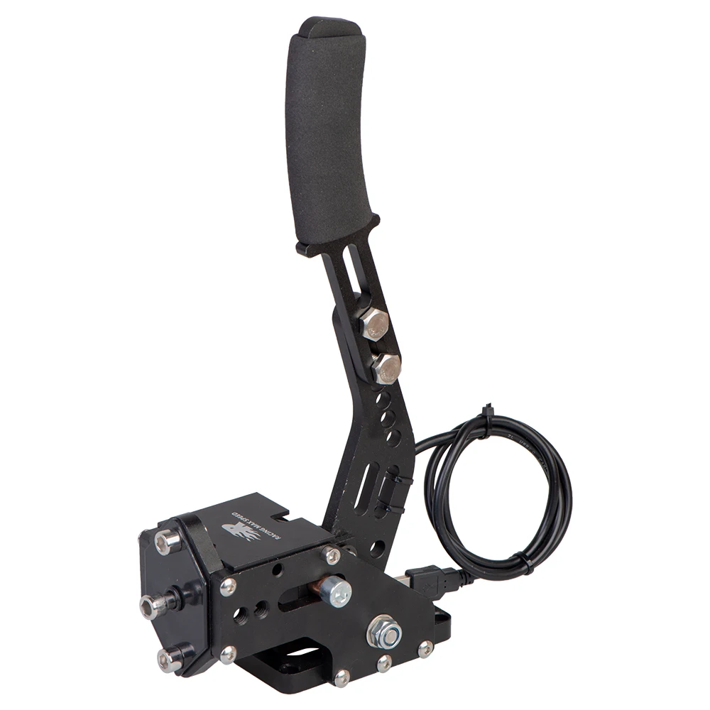 Черный Алюминий USB стояночного тормоза для SIM гоночных игр Logitech g29/g27/g25 T500 FANATECOSW