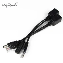 Горячий POE кабель пассивный силовой адаптер через Ethernet кабель POE сплиттер инжектор модуль питания 12-48 В для ip-камеры