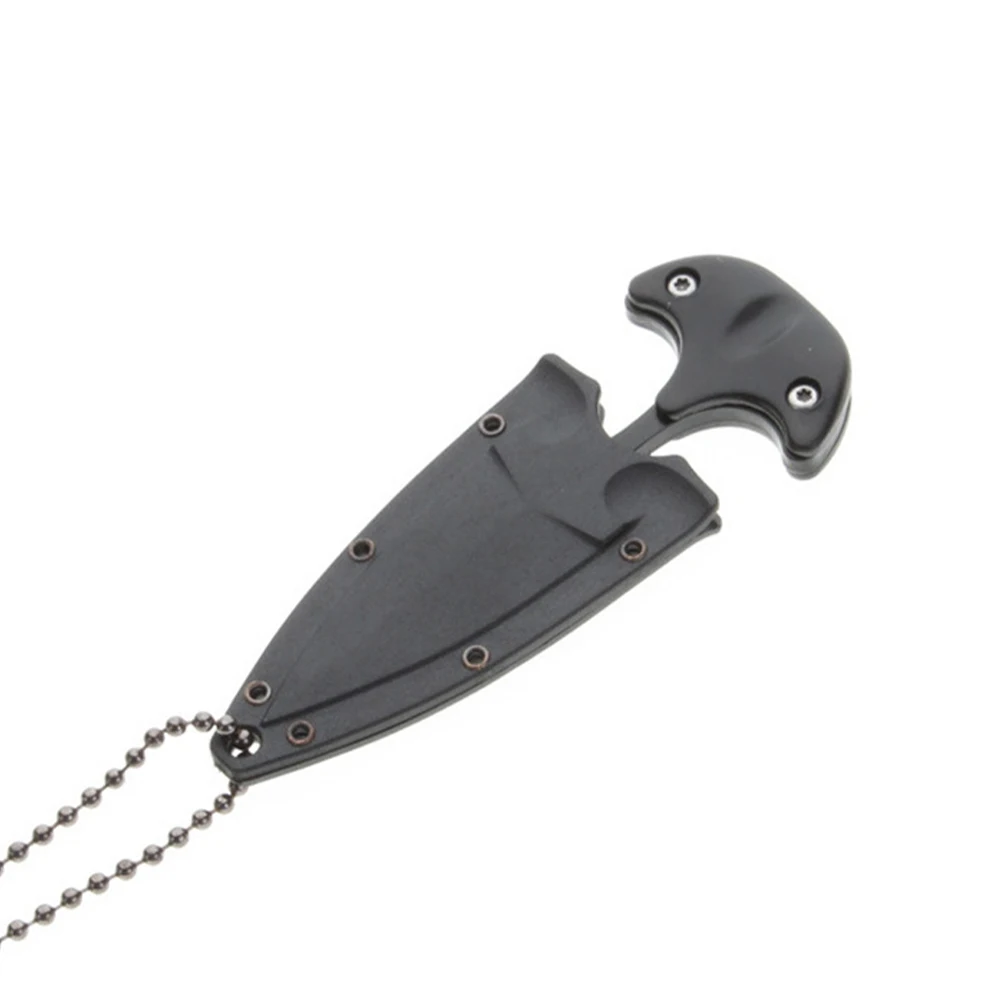 

Multifunctional Outdoor Camping Survival Tactical Knives Pocket Knife Rescue Hanging Necklace Keychain Straight Knives Tool