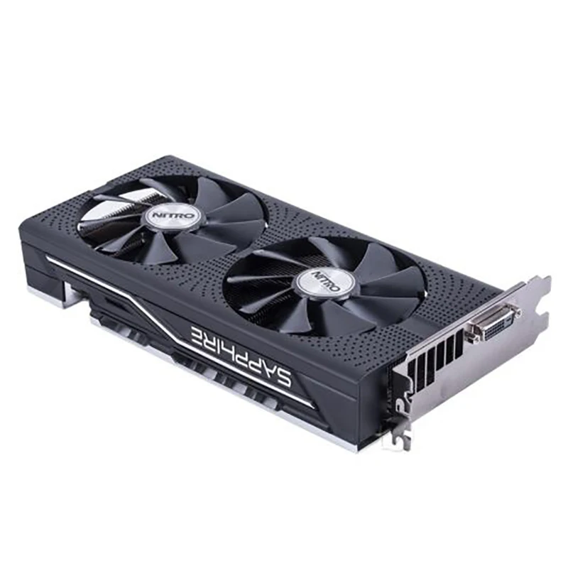Б/у SAPPHIRE RX 470D 4 Гб видеокарты GPU Radeon RX470D для AMD400 компьютерная игровая карта HDMI PCI-E X16
