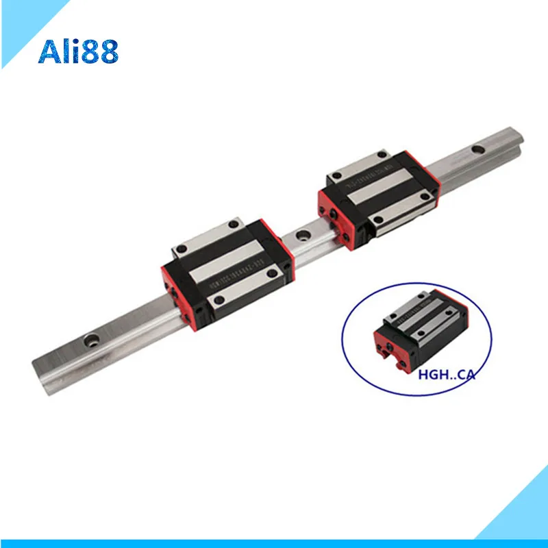 

high quality 20mm linear rail HGR20 1300/1350/1400mm linear guide with linear bearing HGH20CA / HGW20CC cnc ball screw parts
