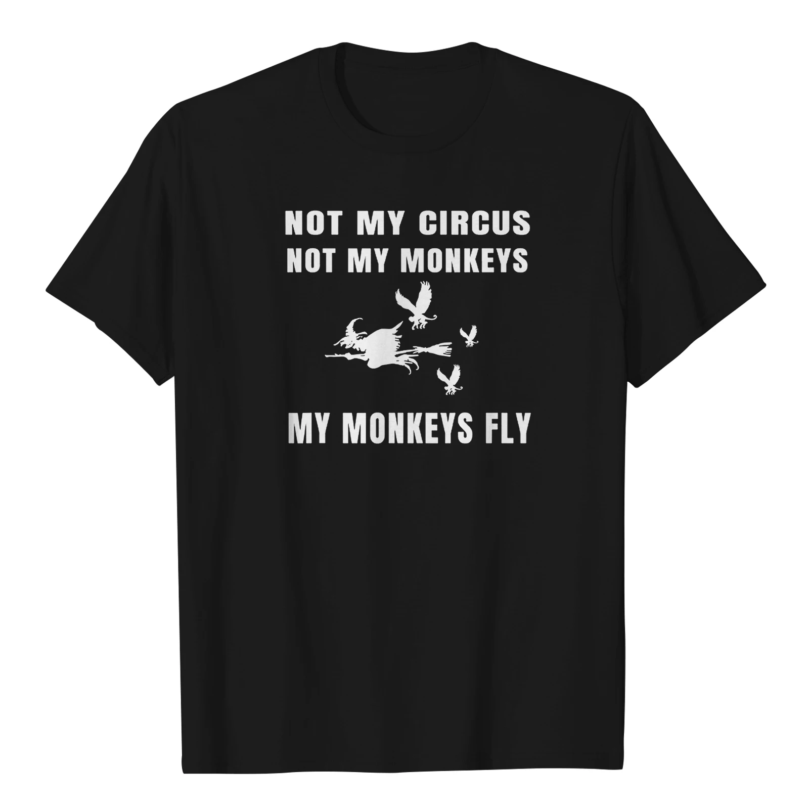 

Letter Print T Shirt Women Short Sleeve NOT my Circus Print O Neck Loose Tshirt 2021 Summer Women Tee Shirt Tops