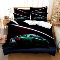 racing car bedding sets 3d digital printing quilt cover mario pattern bedspread single twin full queen king size bedding