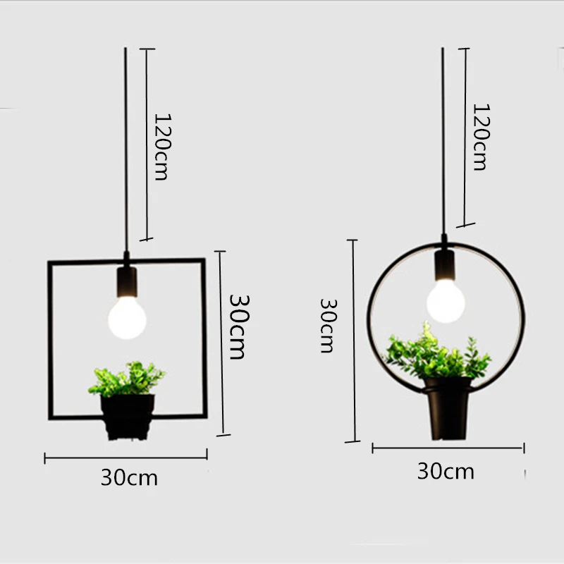 Винтажные подвесные светильники лампа в стиле лофт E27 подвесной светильник