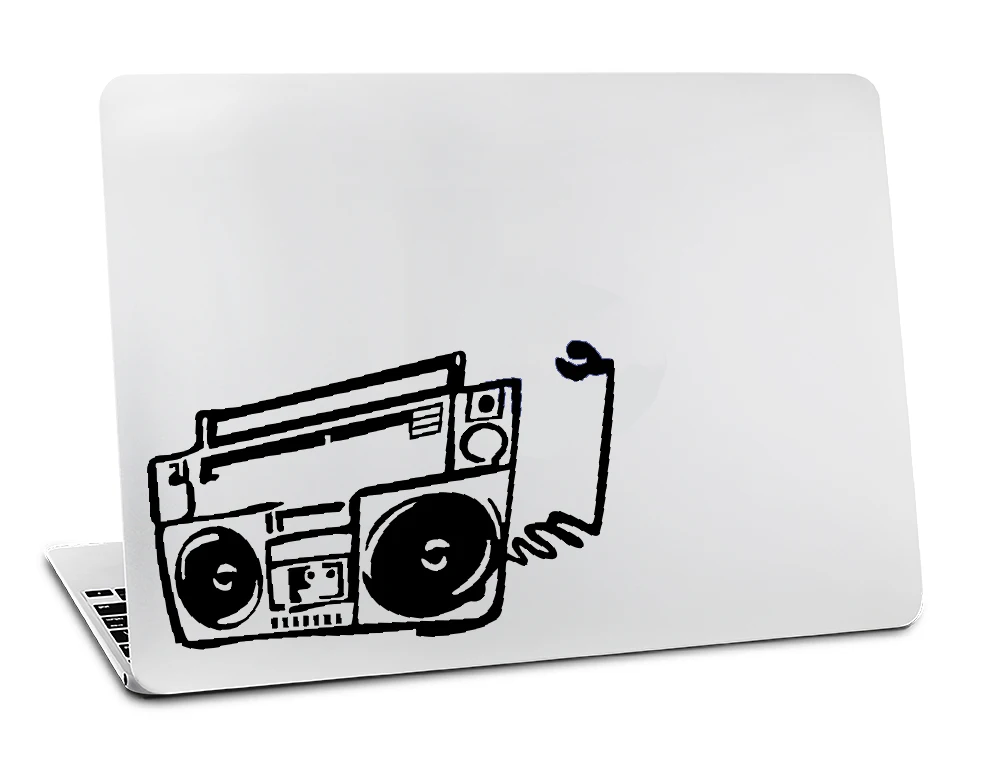 DJ наушники еды стикеры чехол для Macbook кожи Air 11 13 Pro 13 15 17 retina ноутбук винил пародия наклейка - Цвет: G9001