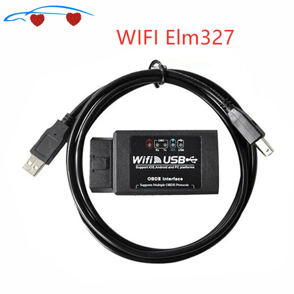 2020 ELM327 Wi Fi USB OBD2 OBD сканер диагностический инструмент ELM 327 ii Поддержка Android/для