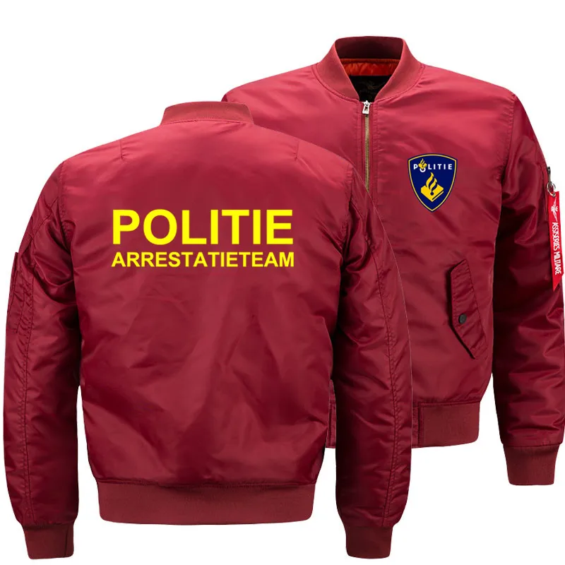 Мужская голландская полицейская армейская куртка пилота военная летная