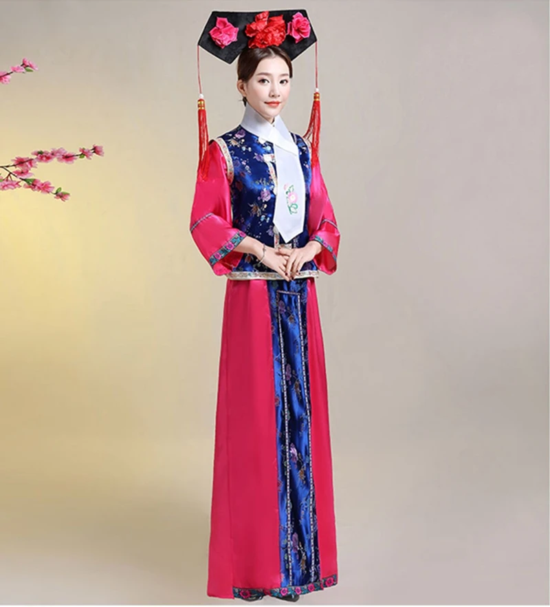 Китайское традиционное платье для танцев принцессы Чонсам ханьфу костюм косплея