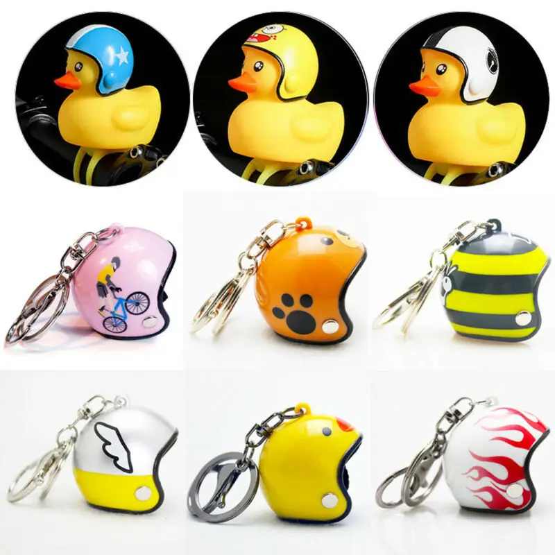 Новинка светильник маленький шлем Желтая Утка милый Автомобильный дом