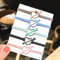 korea ins love head rope cute cupid tie hair rubber band high elasticity simple hair accessories hair ring